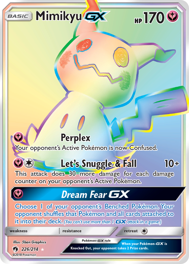 Mimikyu GX (226/214) [Sun & Moon: Lost Thunder] | Enigma On Main