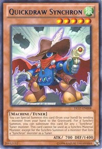 Quickdraw Synchron (Blue) [Duelist League Promo] [DL17-EN008] | Enigma On Main