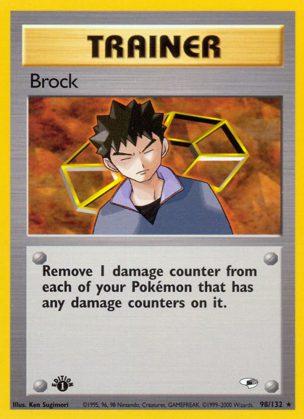 Brock (98/132) [Gym Heroes 1st Edition] | Enigma On Main