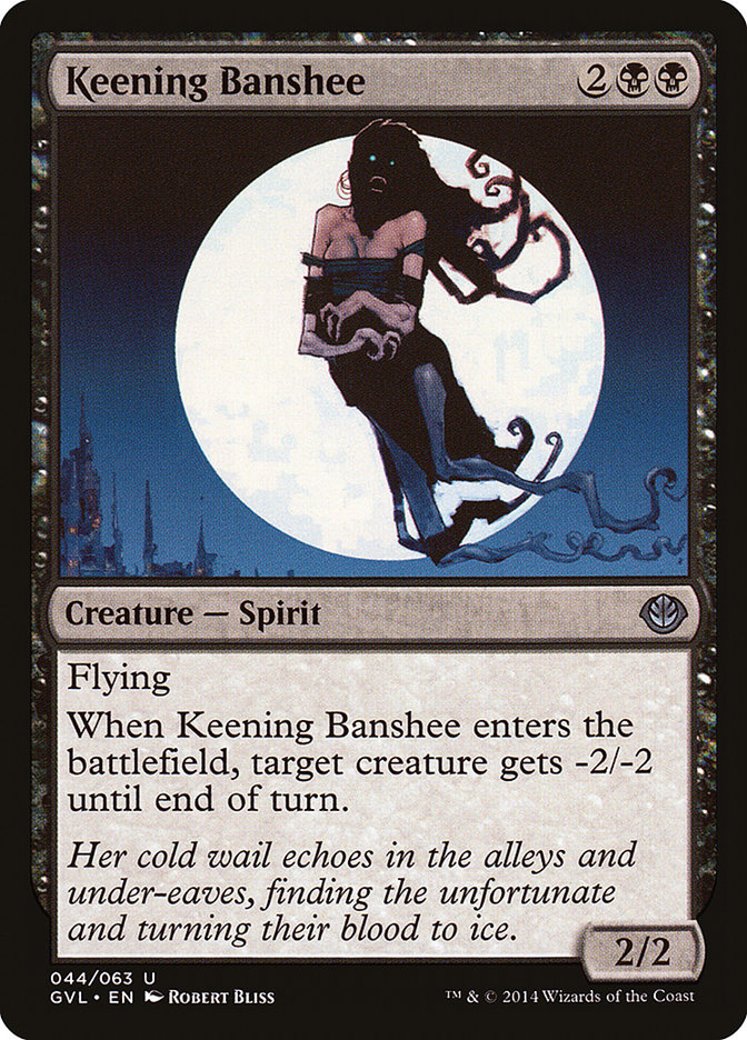 Keening Banshee (Garruk vs. Liliana) [Duel Decks Anthology] | Enigma On Main