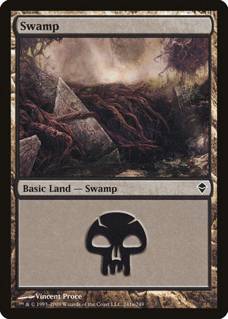 Swamp (241a) [Zendikar] | Enigma On Main