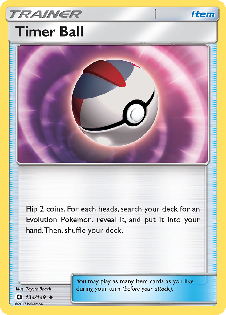 Timer Ball (134/149) [Sun & Moon: Base Set] | Enigma On Main