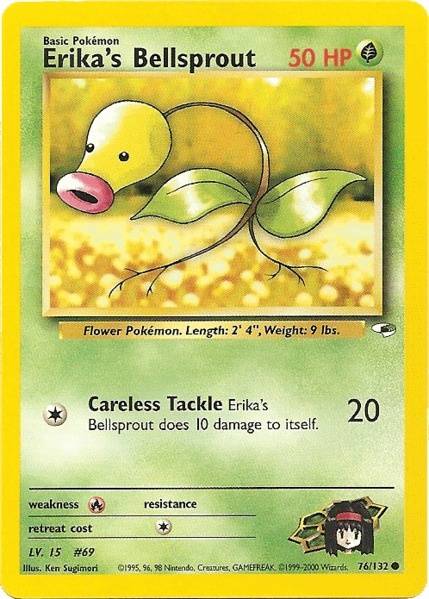 Erika's Bellsprout (76/132) [Gym Heroes Unlimited] | Enigma On Main