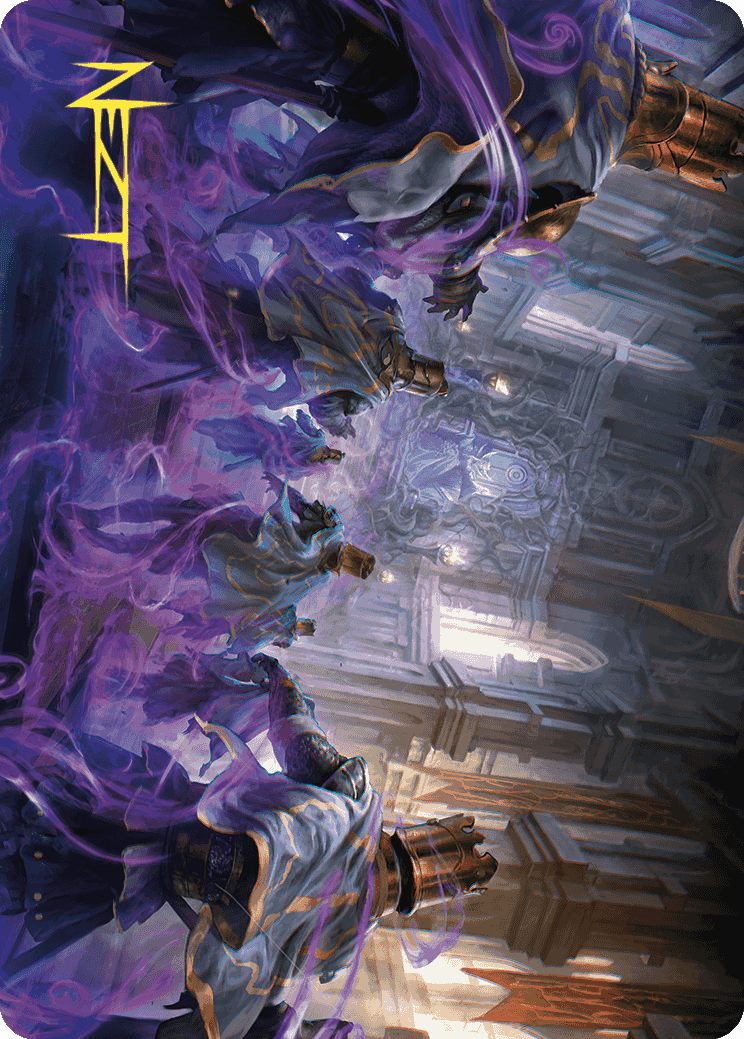 Eerie Interference Art Card (Gold-Stamped Signature) [Wilds of Eldraine Art Series] | Enigma On Main