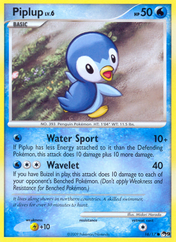 Piplup (16/17) [POP Series 9] | Enigma On Main