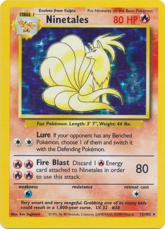 Ninetales (12/102) [Base Set Unlimited] | Enigma On Main