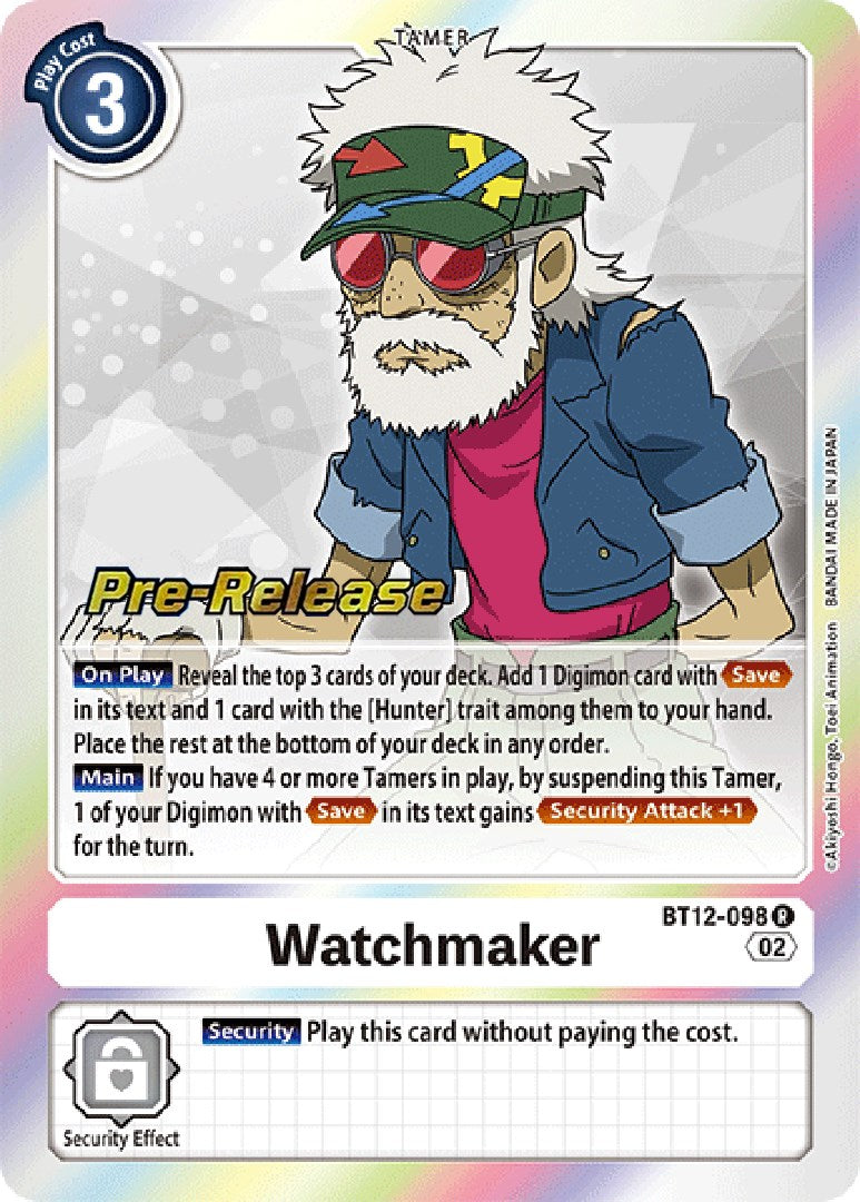 Watchmaker [BT12-098] [Across Time Pre-Release Cards] | Enigma On Main