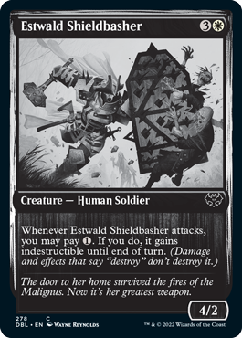 Estwald Shieldbasher [Innistrad: Double Feature] | Enigma On Main