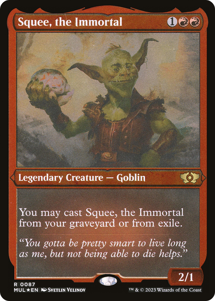 Squee, the Immortal (Foil Etched) [Multiverse Legends] | Enigma On Main