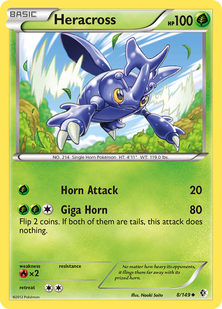 Heracross (8/149) [Black & White: Boundaries Crossed] | Enigma On Main