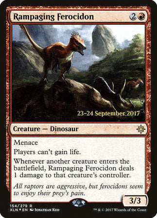 Rampaging Ferocidon [Ixalan Promos] | Enigma On Main