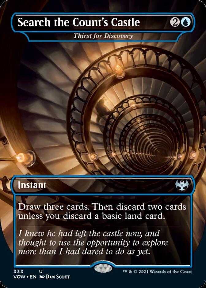 Thirst for Discovery - Search the Count's Castle [Innistrad: Crimson Vow] | Enigma On Main