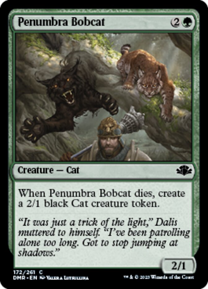 Penumbra Bobcat [Dominaria Remastered] | Enigma On Main