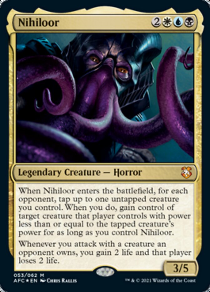 Nihiloor [Dungeons & Dragons: Adventures in the Forgotten Realms Commander] | Enigma On Main