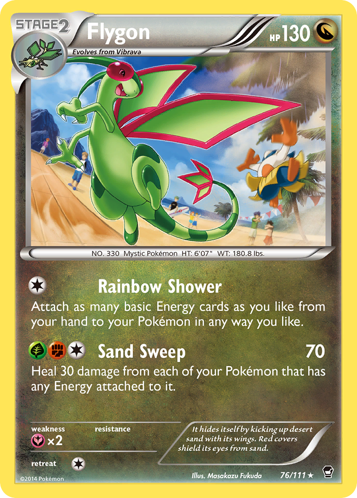 Flygon (76/111) [XY: Furious Fists] | Enigma On Main