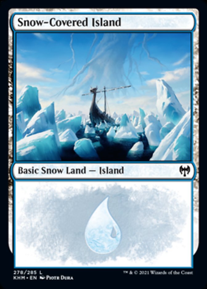 Snow-Covered Island (278) [Kaldheim] | Enigma On Main