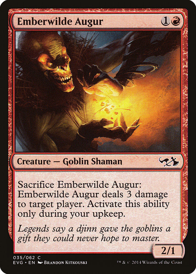 Emberwilde Augur (Elves vs. Goblins) [Duel Decks Anthology] | Enigma On Main