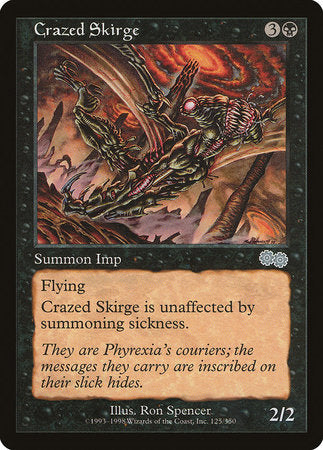 Crazed Skirge [Urza's Saga] | Enigma On Main