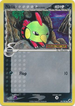 Natu (55/101) (Delta Species) (Stamped) [EX: Dragon Frontiers] | Enigma On Main