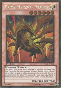 Prime Material Dragon [Premium Gold] [PGLD-EN065] | Enigma On Main