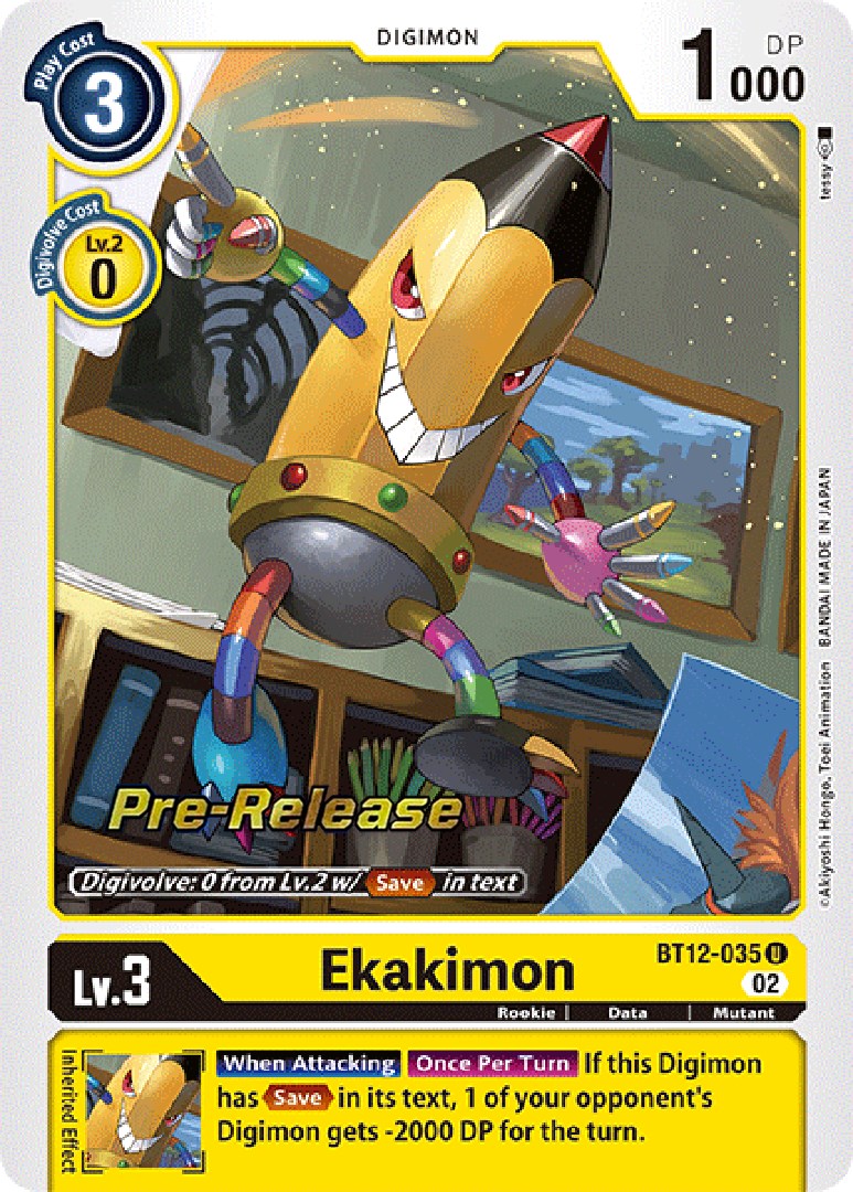 Ekakimon [BT12-035] [Across Time Pre-Release Cards] | Enigma On Main