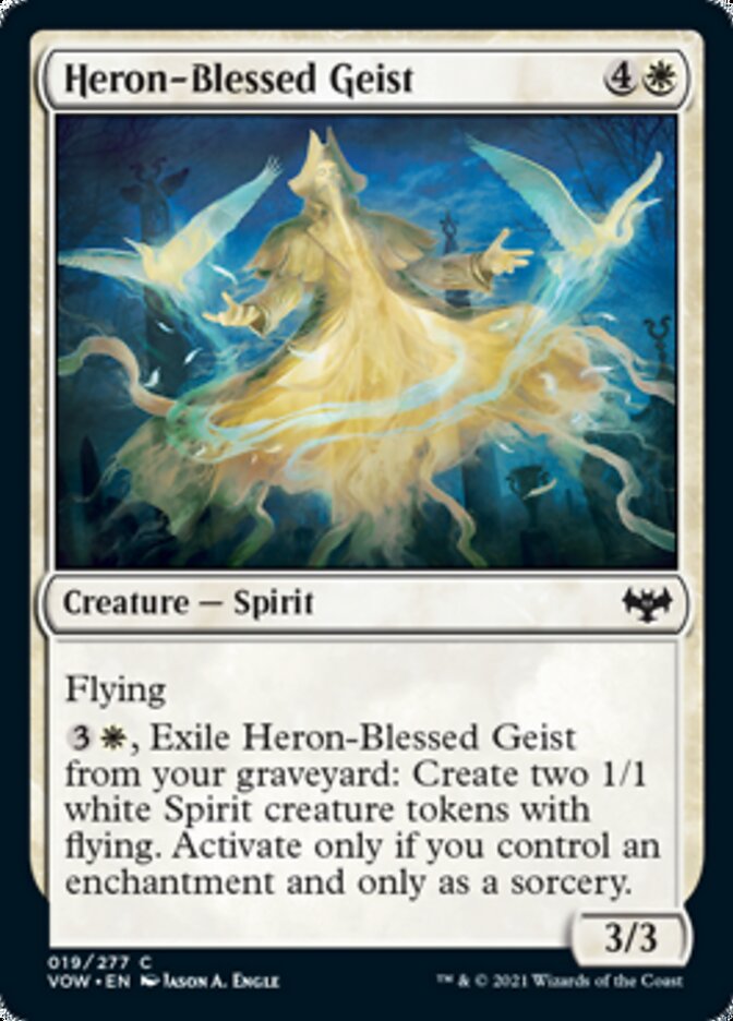 Heron-Blessed Geist [Innistrad: Crimson Vow] | Enigma On Main