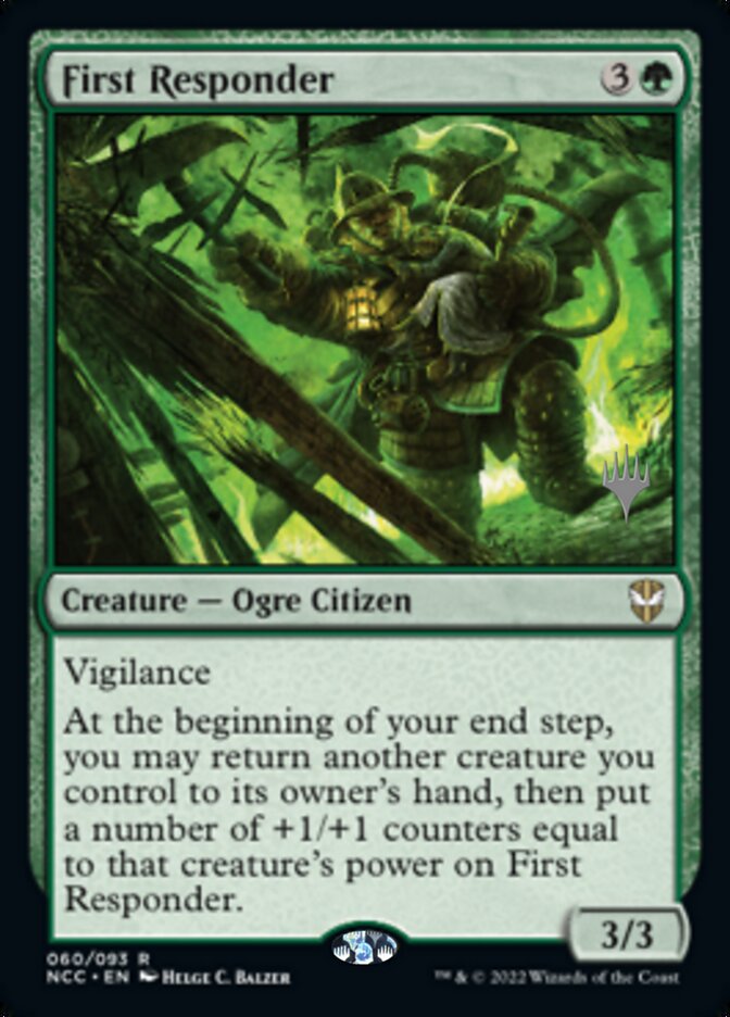 First Responder (Promo Pack) [Streets of New Capenna Commander Promos] | Enigma On Main