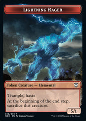 Lightning Rager // Rogue Double-sided Token [Streets of New Capenna Commander Tokens] | Enigma On Main