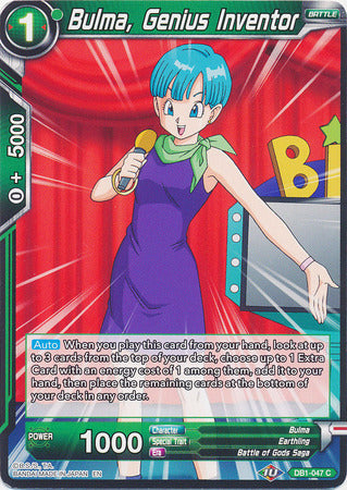 Bulma, Genius Inventor (DB1-047) [Dragon Brawl] | Enigma On Main