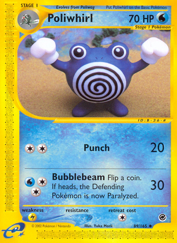 Poliwhirl (89/165) [Expedition: Base Set] | Enigma On Main