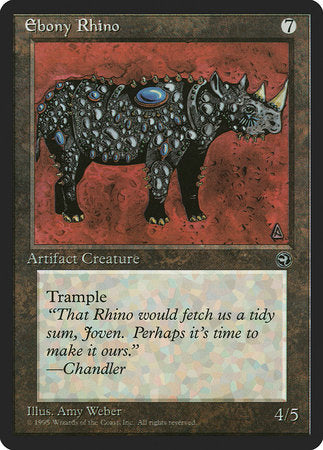 Ebony Rhino [Homelands] | Enigma On Main