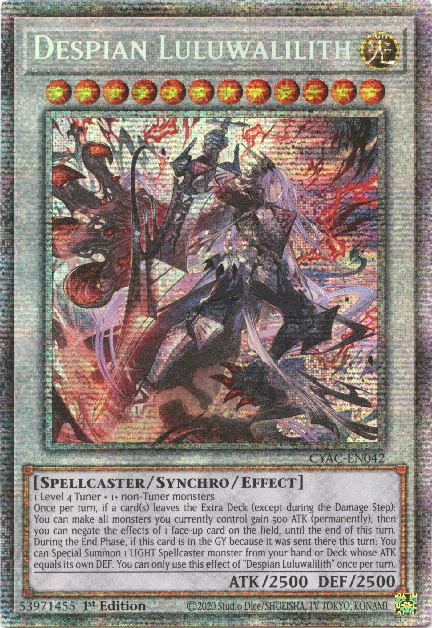 Despian Luluwalilith [CYAC-EN042] Starlight Rare | Enigma On Main