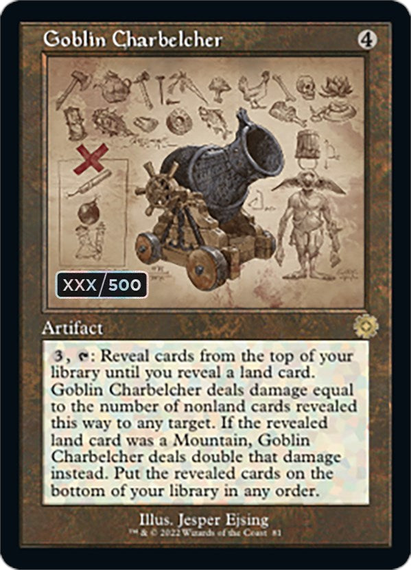 Goblin Charbelcher (Retro Schematic) (Serial Numbered) [The Brothers' War Retro Artifacts] | Enigma On Main