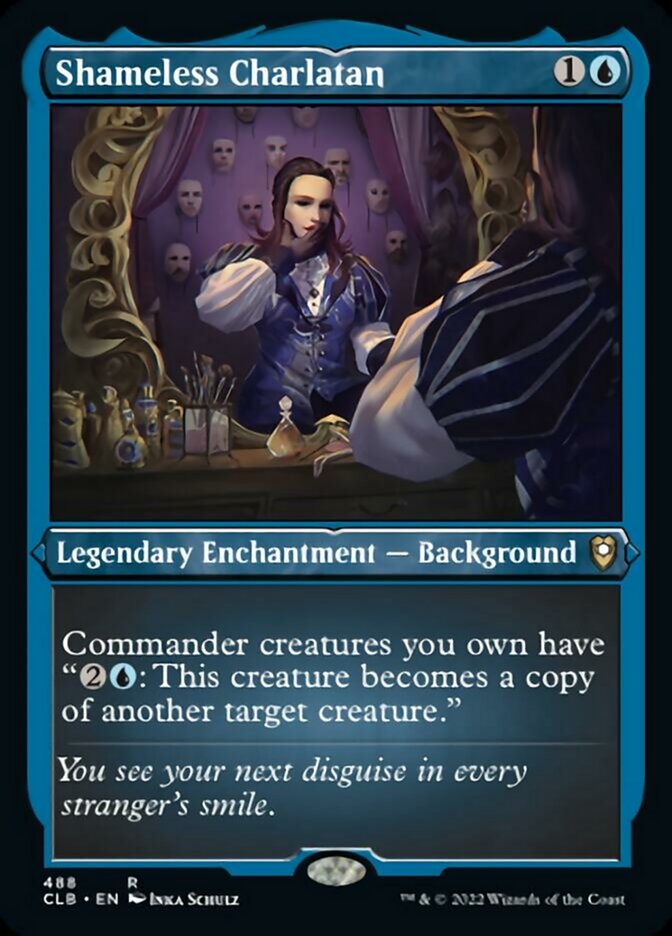 Shameless Charlatan (Foil Etched) [Commander Legends: Battle for Baldur's Gate] | Enigma On Main