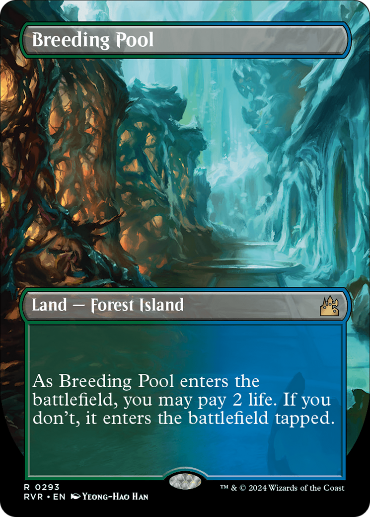 Breeding Pool (Borderless) [Ravnica Remastered] | Enigma On Main