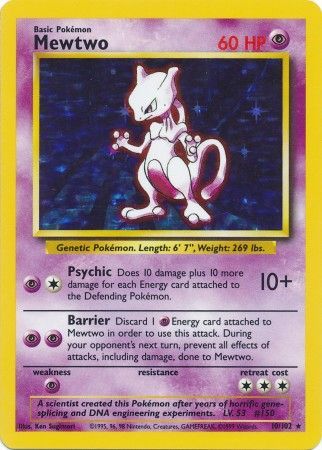 Mewtwo (10/102) [Base Set Unlimited] | Enigma On Main