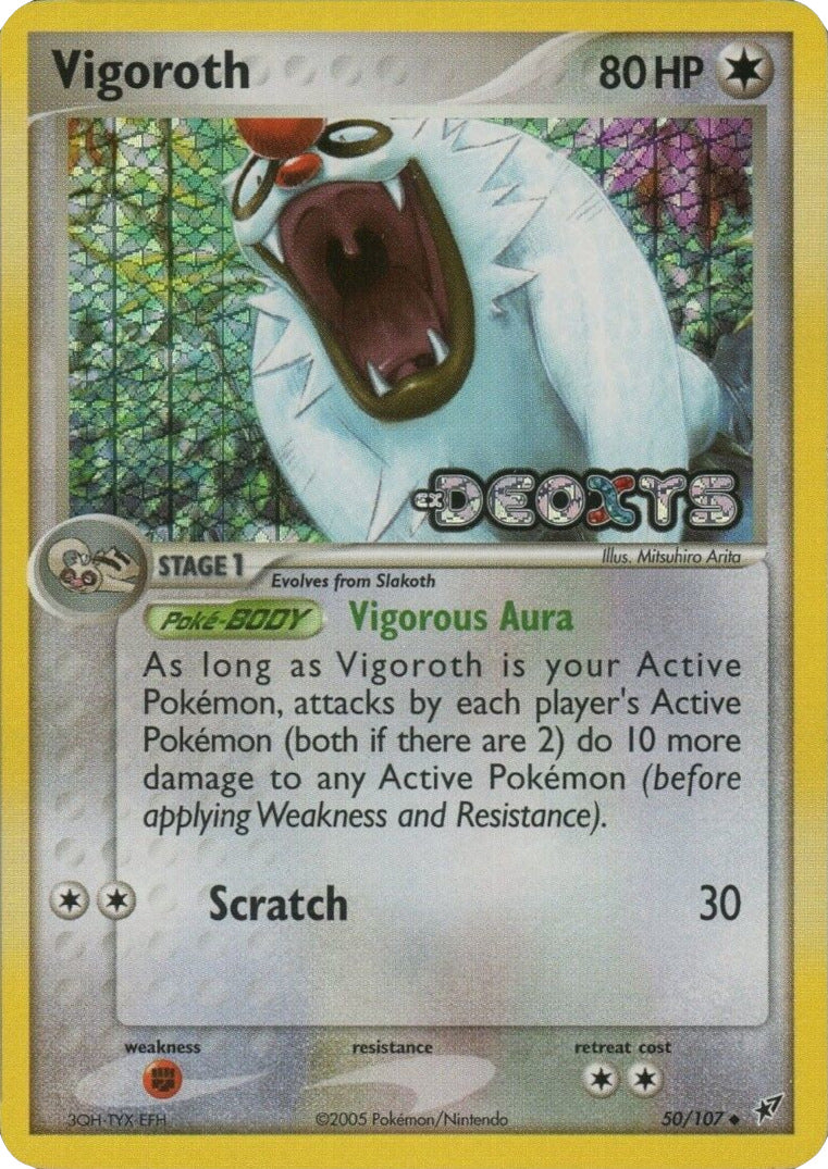 Vigoroth (50/107) (Stamped) [EX: Deoxys] | Enigma On Main