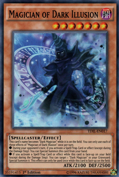Magician of Dark Illusion [TDIL-EN017] Super Rare | Enigma On Main