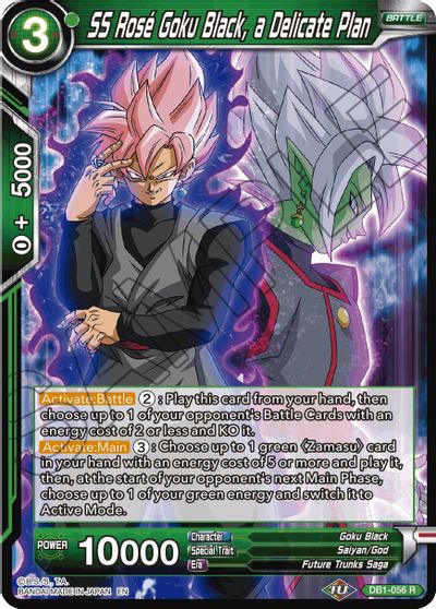 SS Rose Goku Black, a Delicate Plan (Reprint) (DB1-056) [Battle Evolution Booster] | Enigma On Main