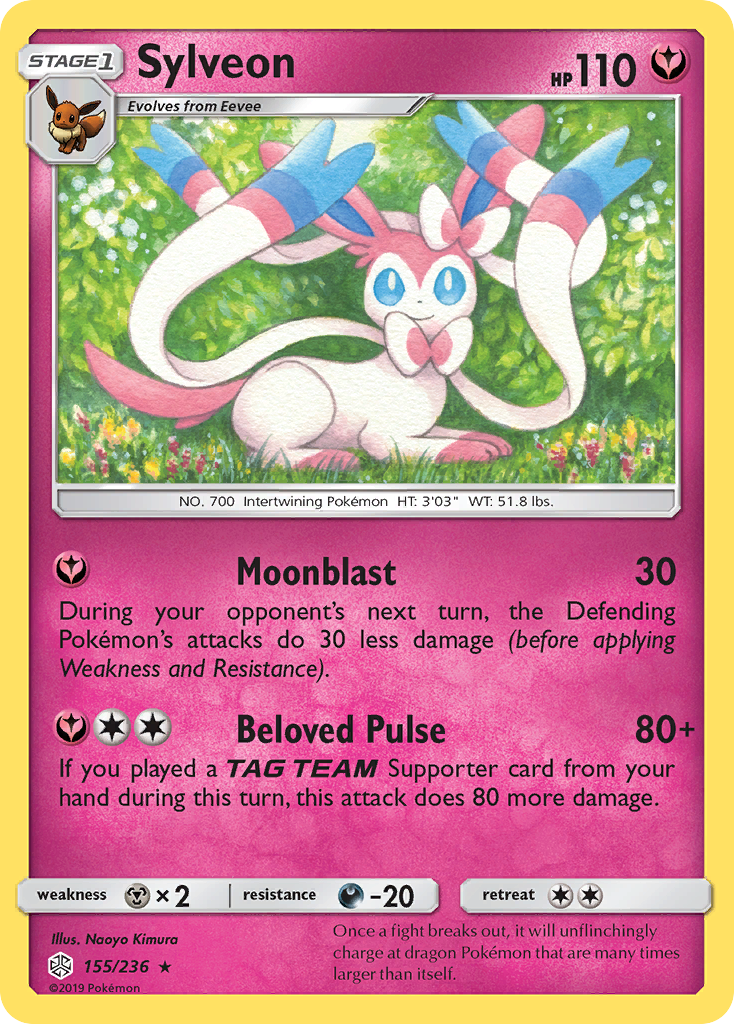 Sylveon (155/236) [Sun & Moon: Cosmic Eclipse] | Enigma On Main