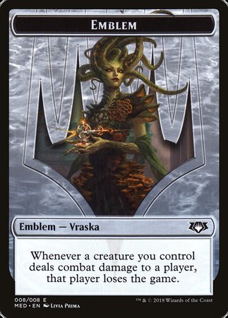 Emblem - Vraska, Golgari Queen [Mythic Edition Tokens] | Enigma On Main