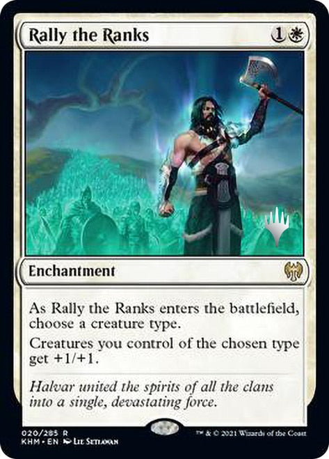 Rally the Ranks [Kaldheim Promo Pack] | Enigma On Main