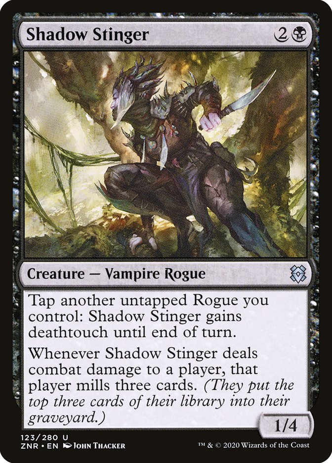 Shadow Stinger [Zendikar Rising] | Enigma On Main