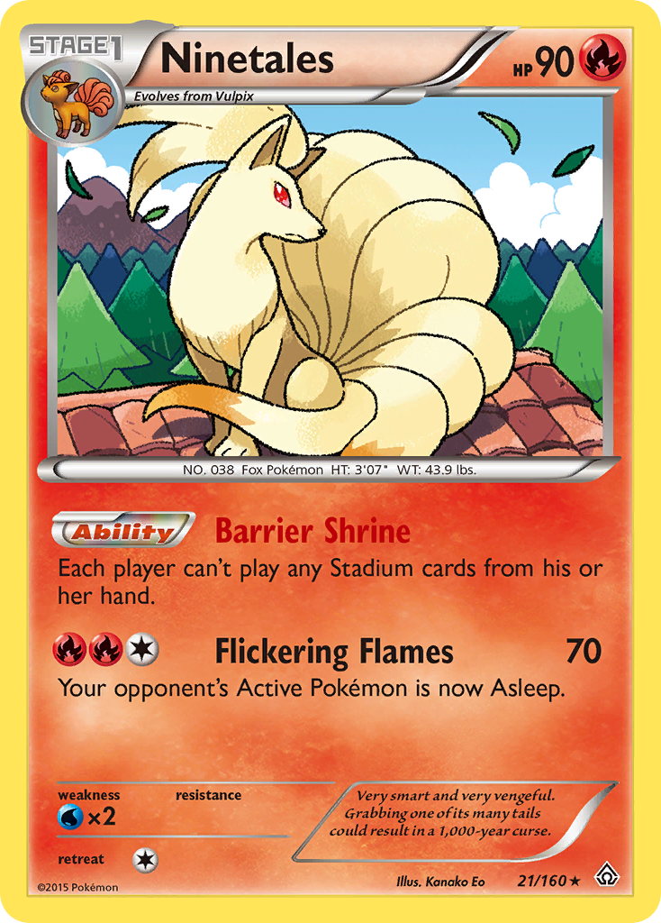 Ninetales (21/160) [XY: Primal Clash] | Enigma On Main