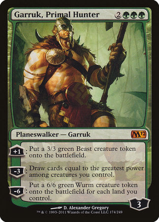 Garruk, Primal Hunter [Magic 2012] | Enigma On Main