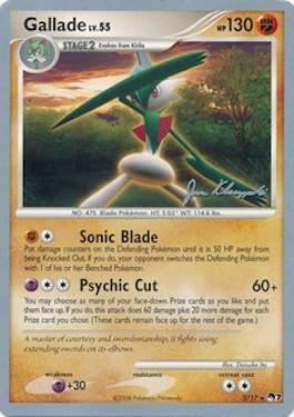 Gallade LV.55 (2/17) (Psychic Lock - Jason Klaczynski) [World Championships 2008] | Enigma On Main