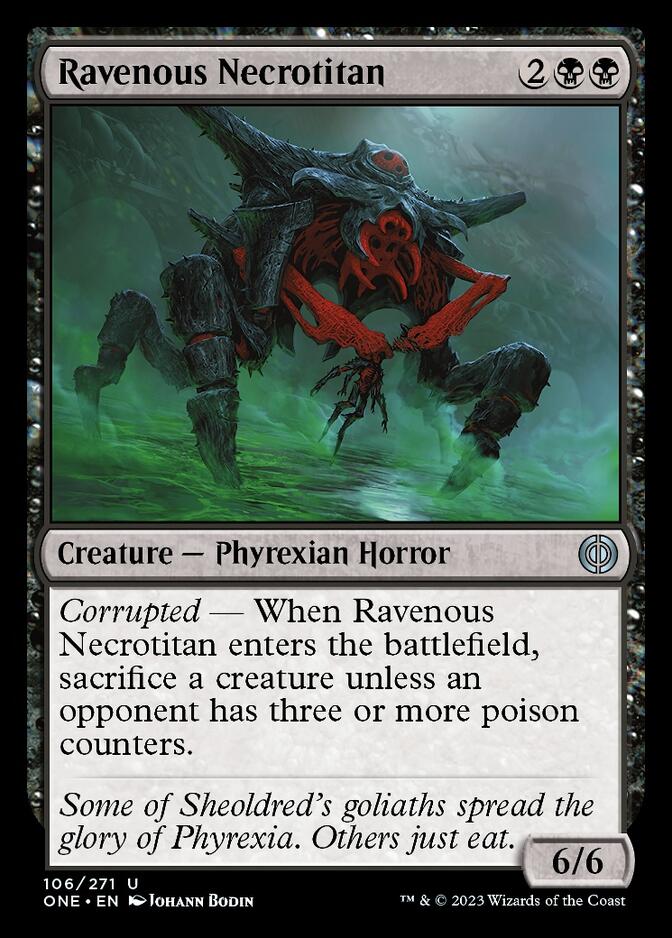 Ravenous Necrotitan [Phyrexia: All Will Be One] | Enigma On Main