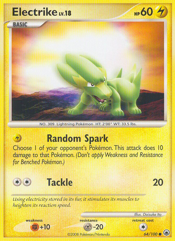 Electrike (64/100) [Diamond & Pearl: Majestic Dawn] | Enigma On Main