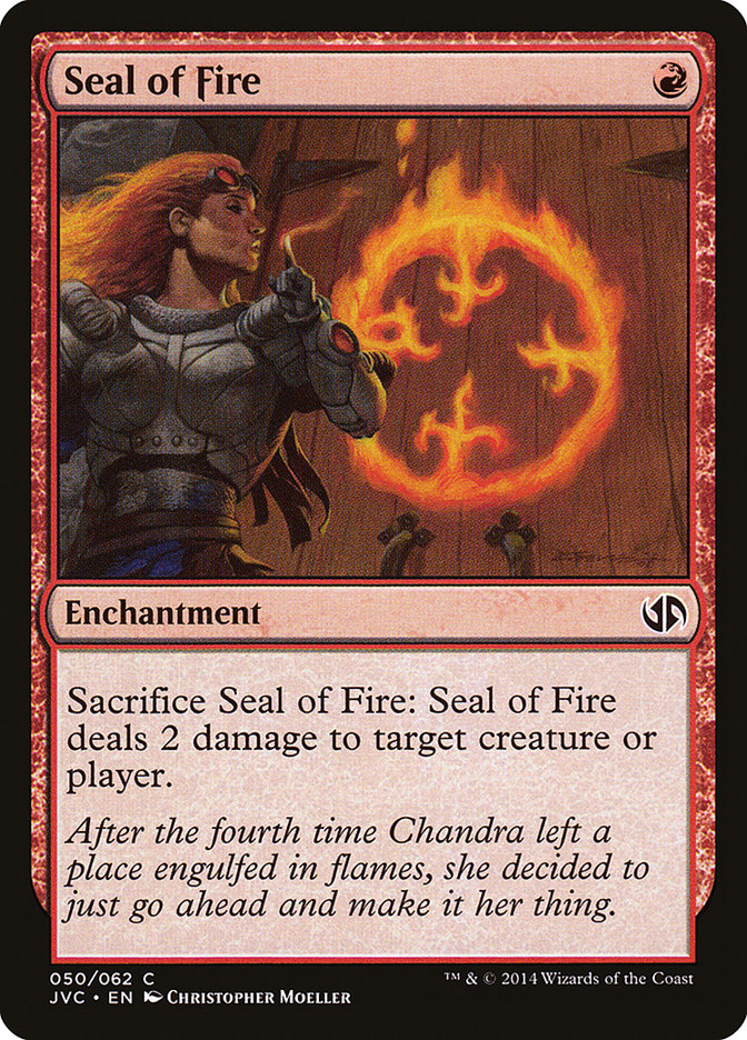 Seal of Fire [Duel Decks Anthology] | Enigma On Main