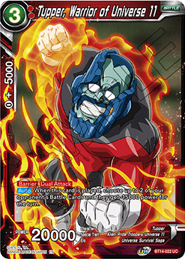 Tupper, Warrior of Universe 11 (BT14-022) [Cross Spirits] | Enigma On Main